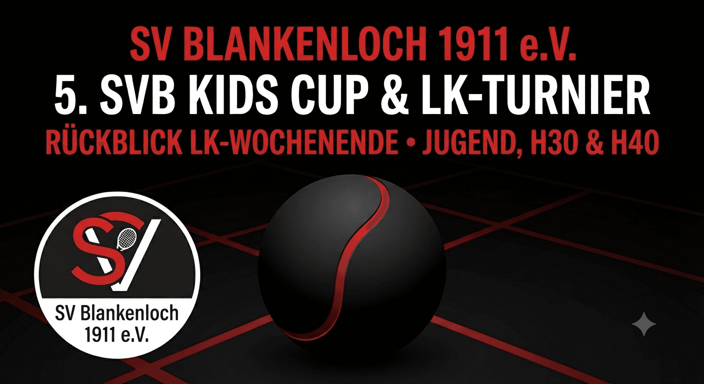 LK Turnier Wochenende beim SVB